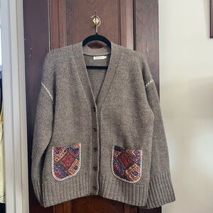 Christy Dawn Helga Cardigan in Pebble, size m